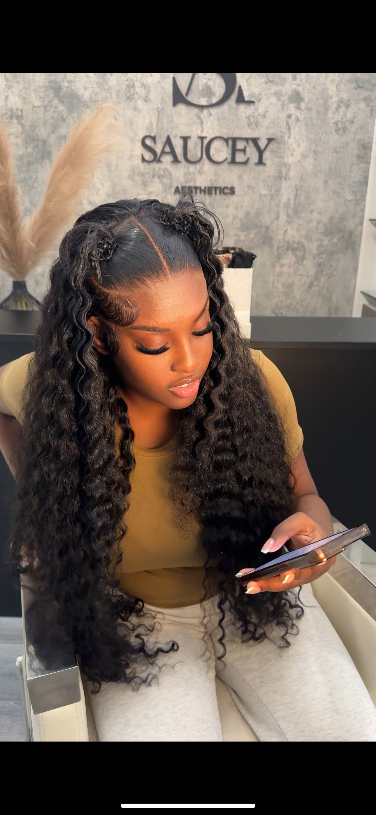 Burmese curly HD Lace Front Wig
