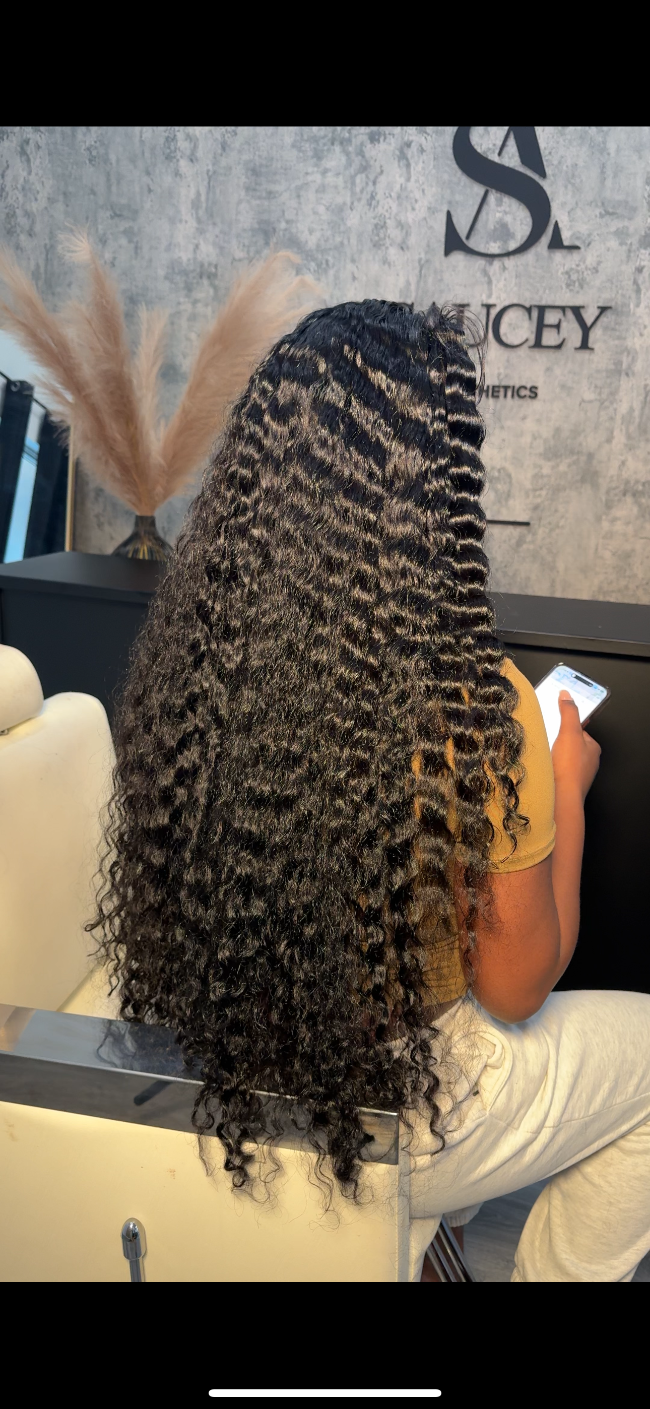 Burmese curly HD Lace Front Wig
